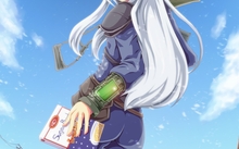fallout red eyes wastelands assault rifle white hair fallout 3 anime girls pip boy 1200x1600 wall Wallpaper